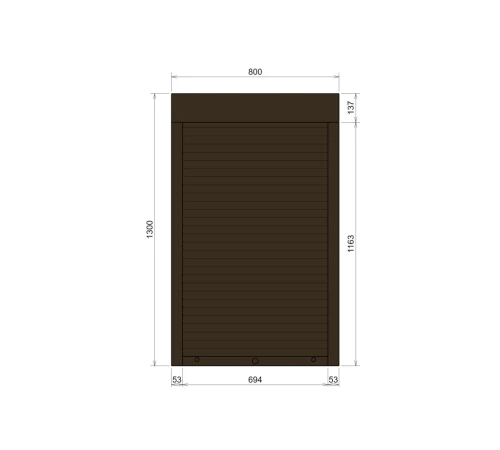 Защитные Защитные алюминиевые роллеты Comfort Line 800-1300 мм P55