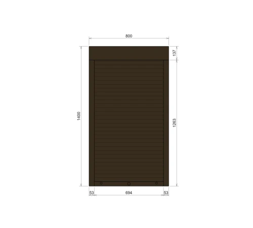 Защитные Защитные алюминиевые роллеты Comfort Line 800-1400 мм P55