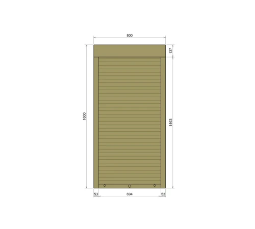 Защитные Защитные алюминиевые роллеты Comfort Line 800-1600 мм P55