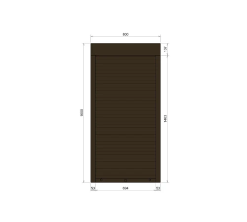 Защитные Защитные алюминиевые роллеты Comfort Line 800-1600 мм P55