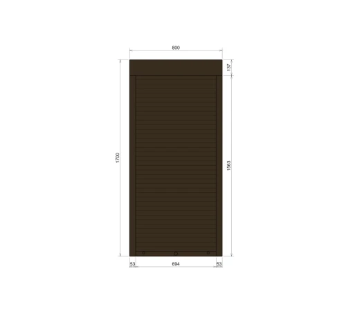 Защитные Защитные алюминиевые роллеты Comfort Line 800-1700 мм P55