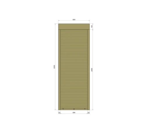 Защитные Защитные алюминиевые роллеты Comfort Line 800-2200 мм P55