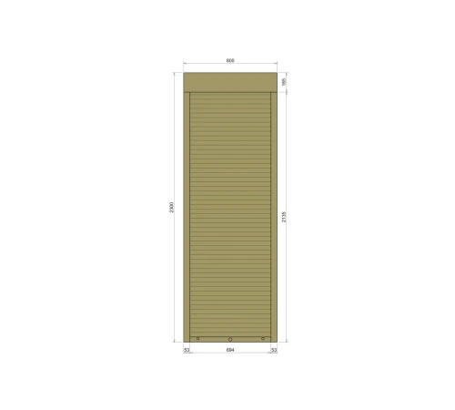 Защитные Защитные алюминиевые роллеты Comfort Line 800-2300 мм P55