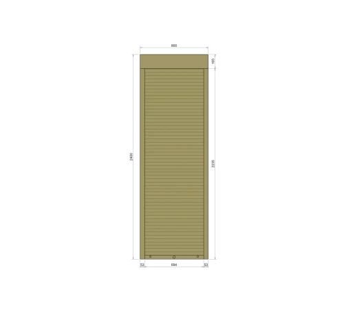 Защитные Защитные алюминиевые роллеты Comfort Line 800-2400 мм P55