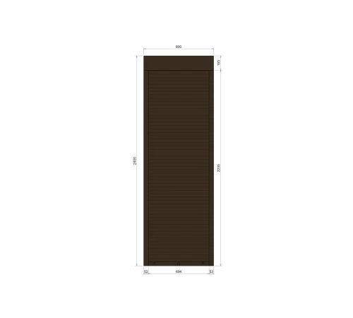 Защитные Защитные алюминиевые роллеты Comfort Line 800-2400 мм P55
