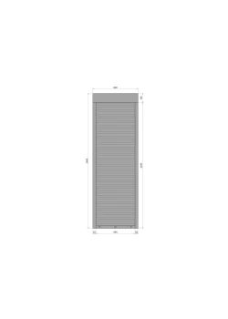 Защитные алюминиевые роллеты Comfort Line 800-2400 мм P55