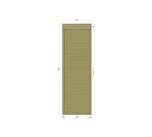 Защитные Защитные алюминиевые роллеты Comfort Line 800-2500 мм P55