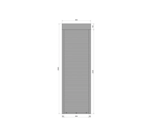 Защитные Защитные алюминиевые роллеты Comfort Line 800-2500 мм P55