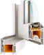 Металопластикові двері WDS 5S 800 x 2000 мм